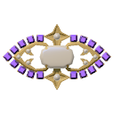 Amethyst Brooch
