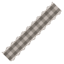 Black Gingham Trim