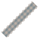 Blue Gingham Trim