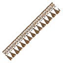 Brown Tiny Tassel Trim