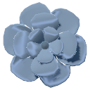 Cornflower Blue Silk Flower