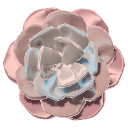 Decadent Pink Silk Flower