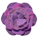 Decadent Violet Silk Flower