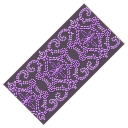 Georgia Purple Embellished Trim