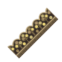 Gold Clover Sequined Trim