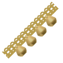 Gold Jingle Bell Trim