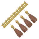 Gold Tassel Trim