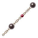 Jet Beaded Chain