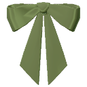 Laurel Green Chunky Bow