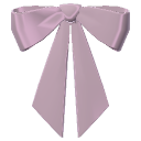 Lilac Silk Chunky Bow