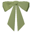 Olive Green Chunky Bow