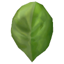 Oval Silk Leaf Appliqué