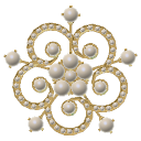 Pearl Swirl Brooch