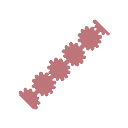 Pink Daisy Lace