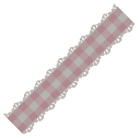 Pink Gingham Trim