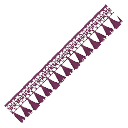 Plum Tiny Tassel Trim