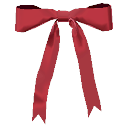 Poppy Red Skinny Bow