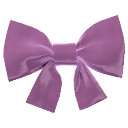 Purple Amethyst Square Bow