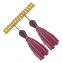 Purple Tassel Trim