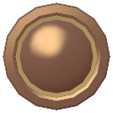 Red Copper Shank Button