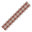 Red Gingham Trim