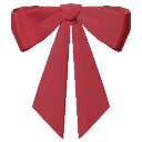 Red Poppy Chunky Bow