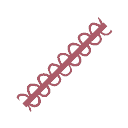 Rose Pink Looping Lace
