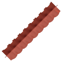 Ruffle Red Trim