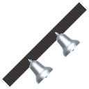 Silver Flared Bell Trim