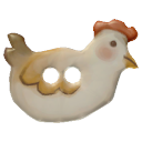 Tiny Chick Novelty Button