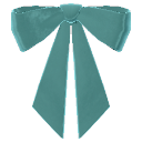 Turquoise Chunky Bow