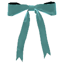 Turquoise Skinny Bow