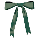 Viridian Green Skinny Bow