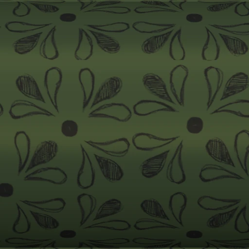Tecido Block Print Jade Silk