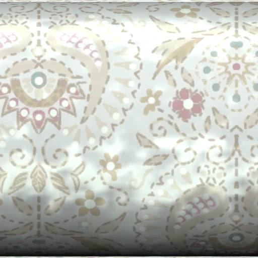 Tecido Blossoming Blanc Embellished Velvet