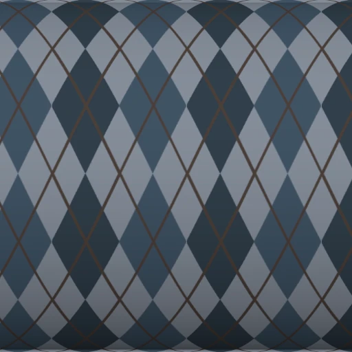 Tecido Blue Argyle