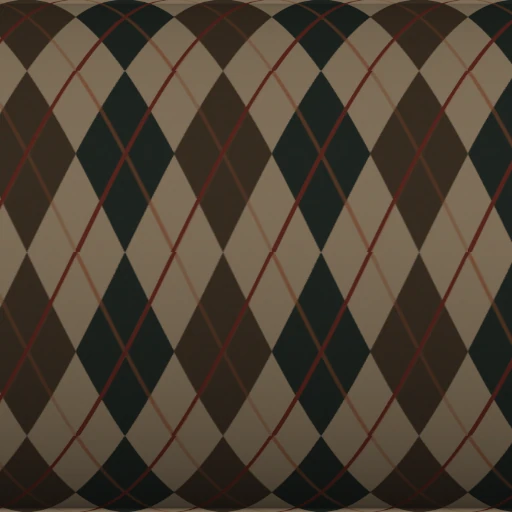 Tecido Brown Argyle