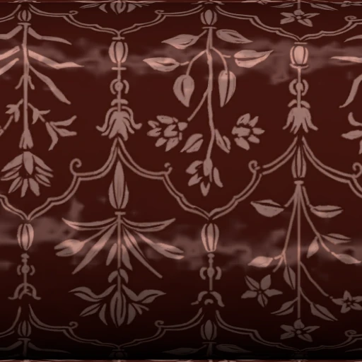 Tecido Crimson Geometric Floral Velvet