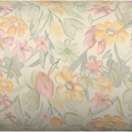 Ткань Floral Pastel Cotton