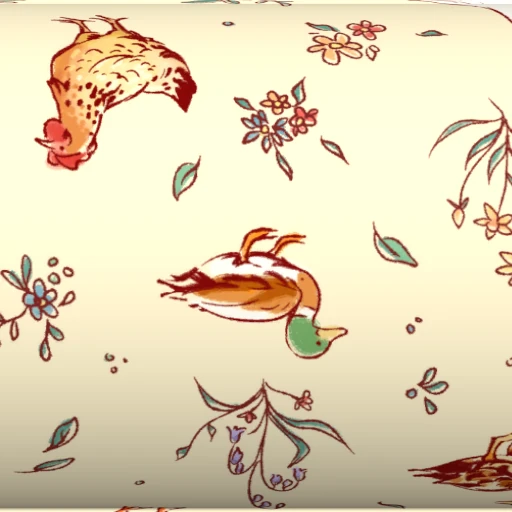 Tecido Friends of a Feather Cotton Print