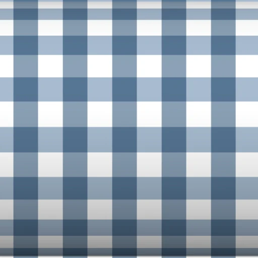 Tecido Gingham Blue Cotton