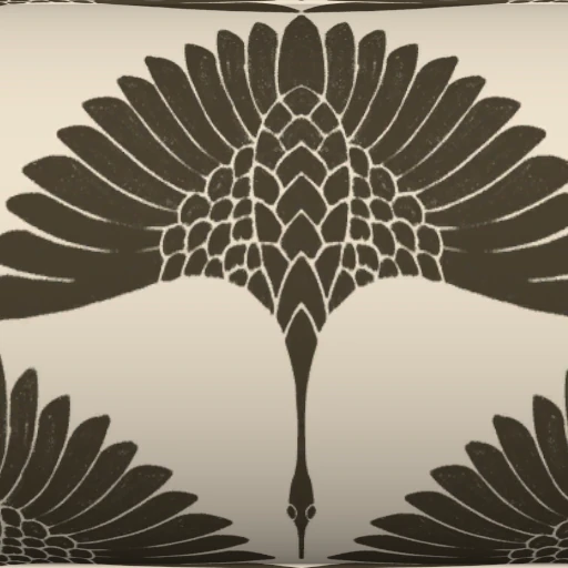 Tecido Heron Migration Printed Cotton