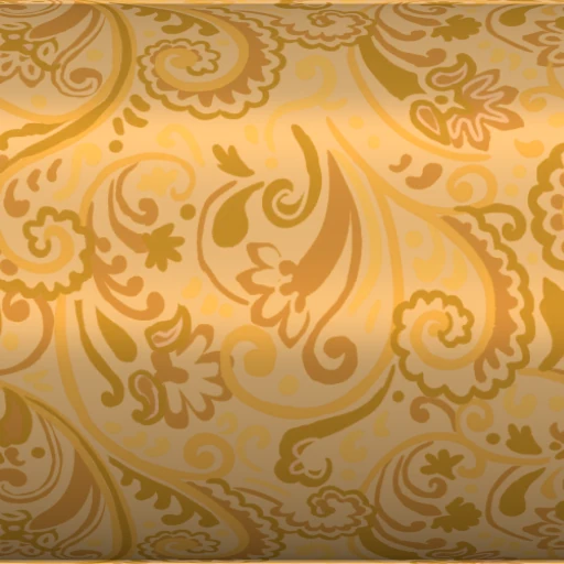 Tecido Paisley Yellow Silk