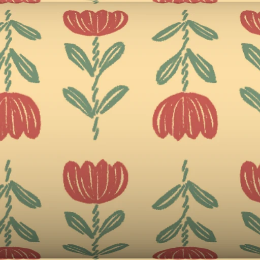 Tecido Scandinavian Flowers Cotton