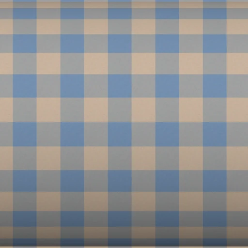 Tecido Sky Gingham Cotton