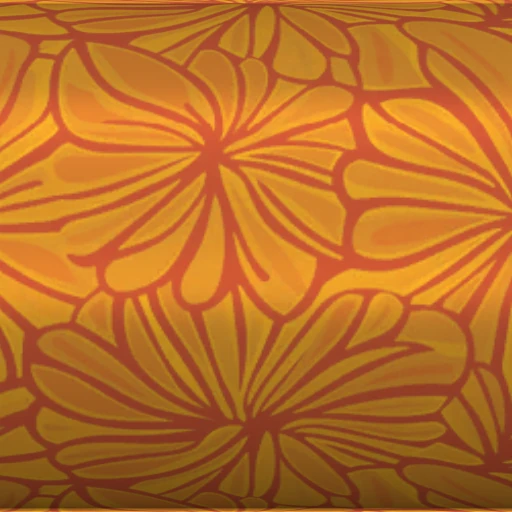 Tecido Sunset Hibiscus Silk