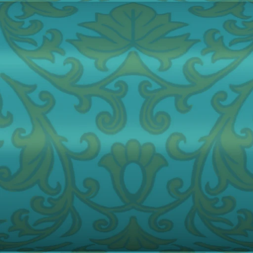 Tecido Teal Diamond Filigree Silk