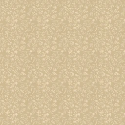 Amostra de tecido Beige Dainty Continuous Floral
