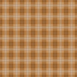 Amostra de tecido Checkered Ochre Cotton