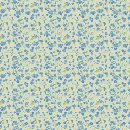 Amostra de tecido Forget Me Not Continuous Cotton